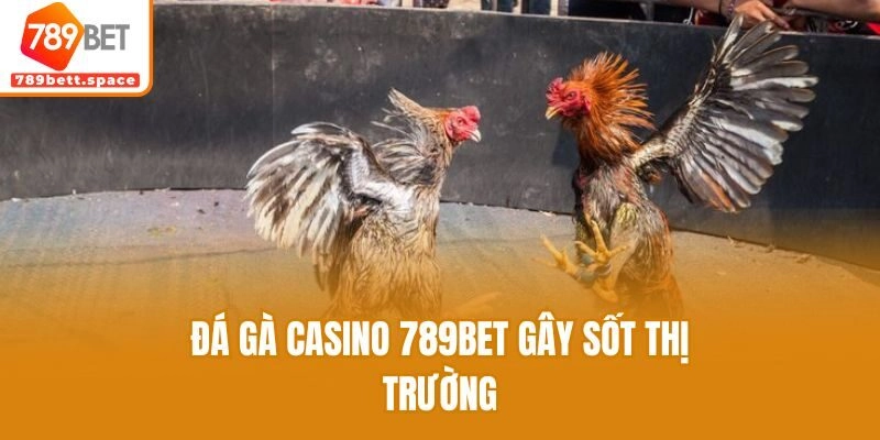 Đá gà casino 789bet gây sốt thị trường
