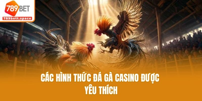 Các hình thức đá gà casino được yêu thích